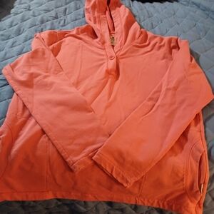 Woolrich Salmon Hooded Sweatshirt